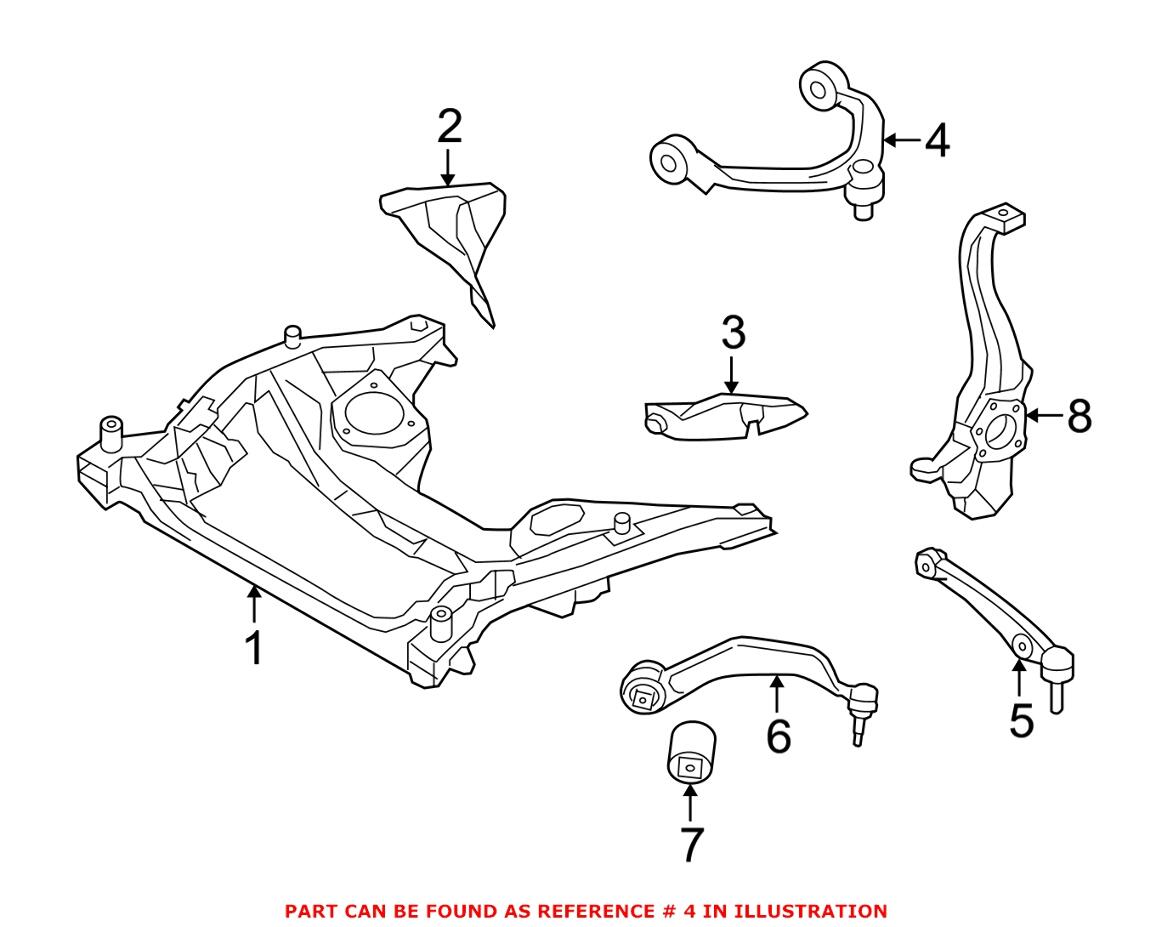 BMW Suspension Control Arm - Front Upper 31126857516